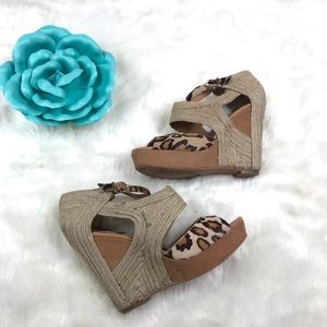 Sam Edelman Leopard Print Katie Wedge